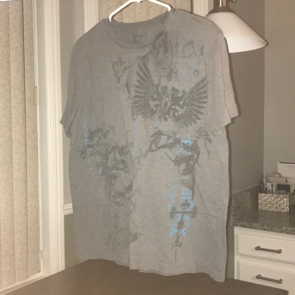 Gray shirt